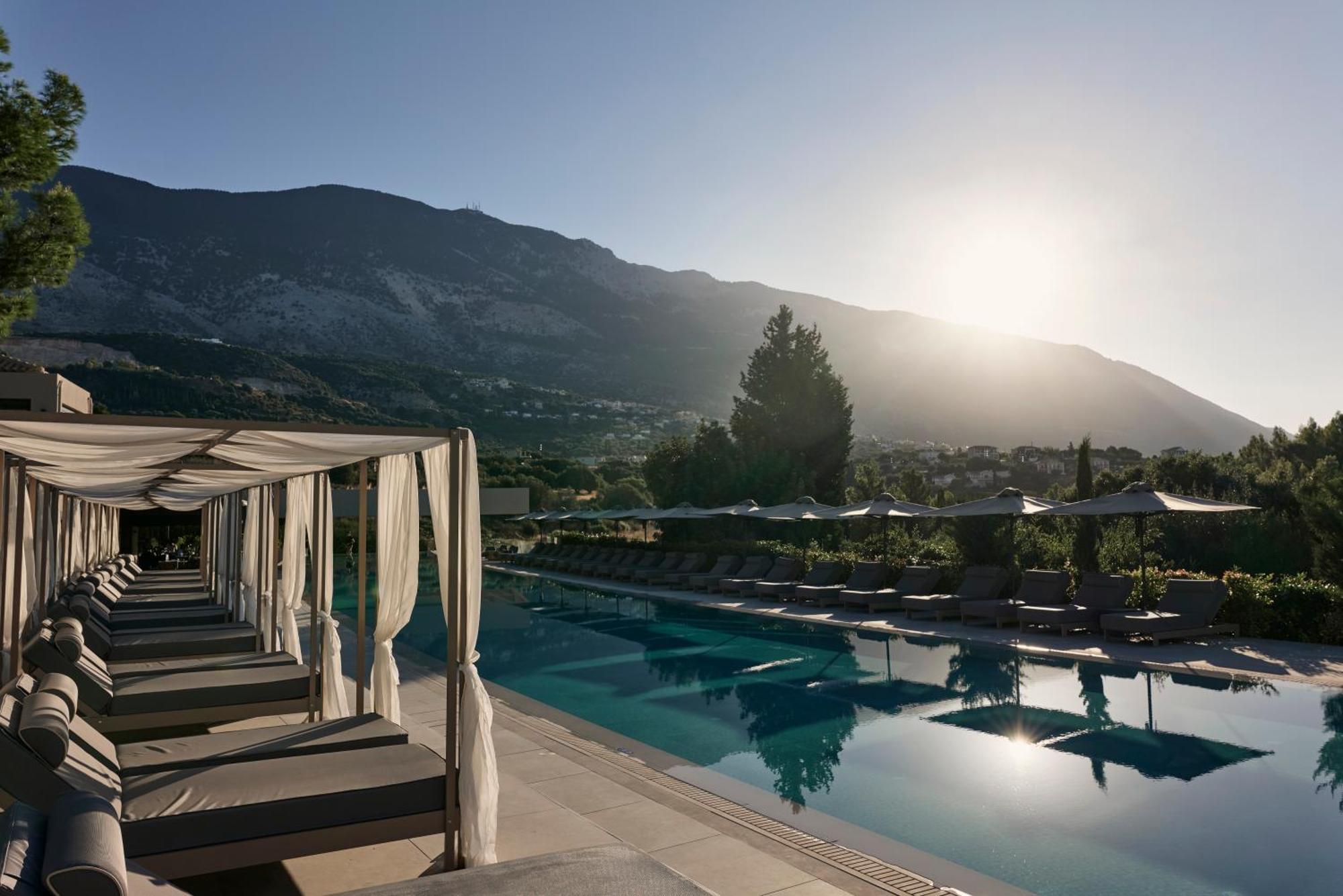 Celestial All Suites Afrato Bagian luar foto