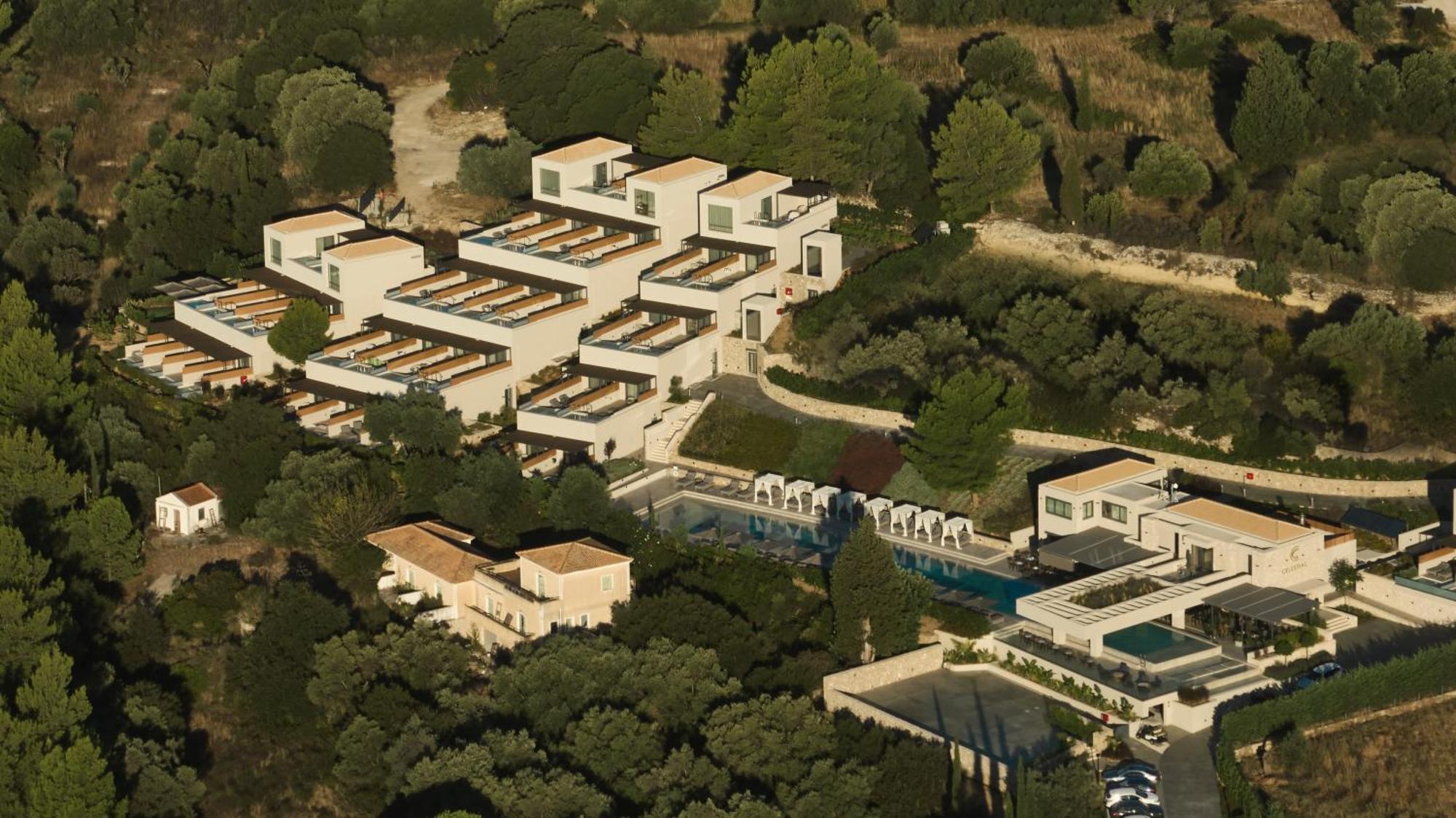 Celestial All Suites Afrato Bagian luar foto