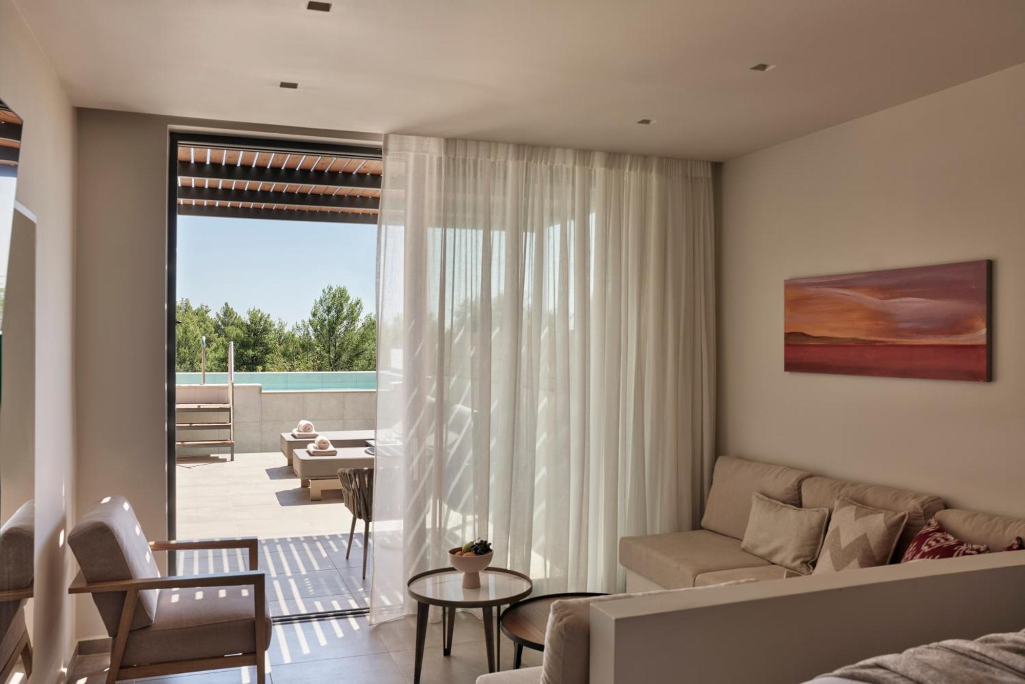 Celestial All Suites Afrato Bagian luar foto